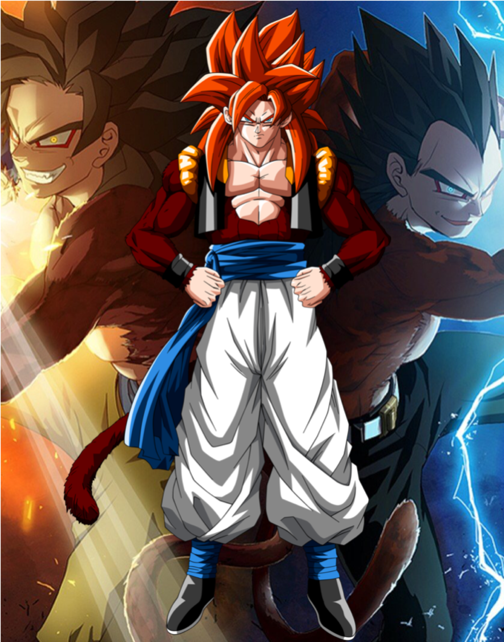 Unrivalled Crimson Fusion Super Saiyan 4 Gogeta, Dokfan Battle Wiki