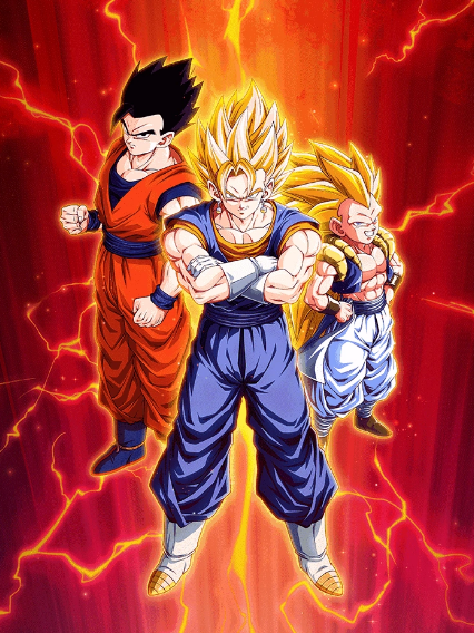 Ultimate Saiyan Trio Super Vegito Ultimate Gohan Super Saiyan