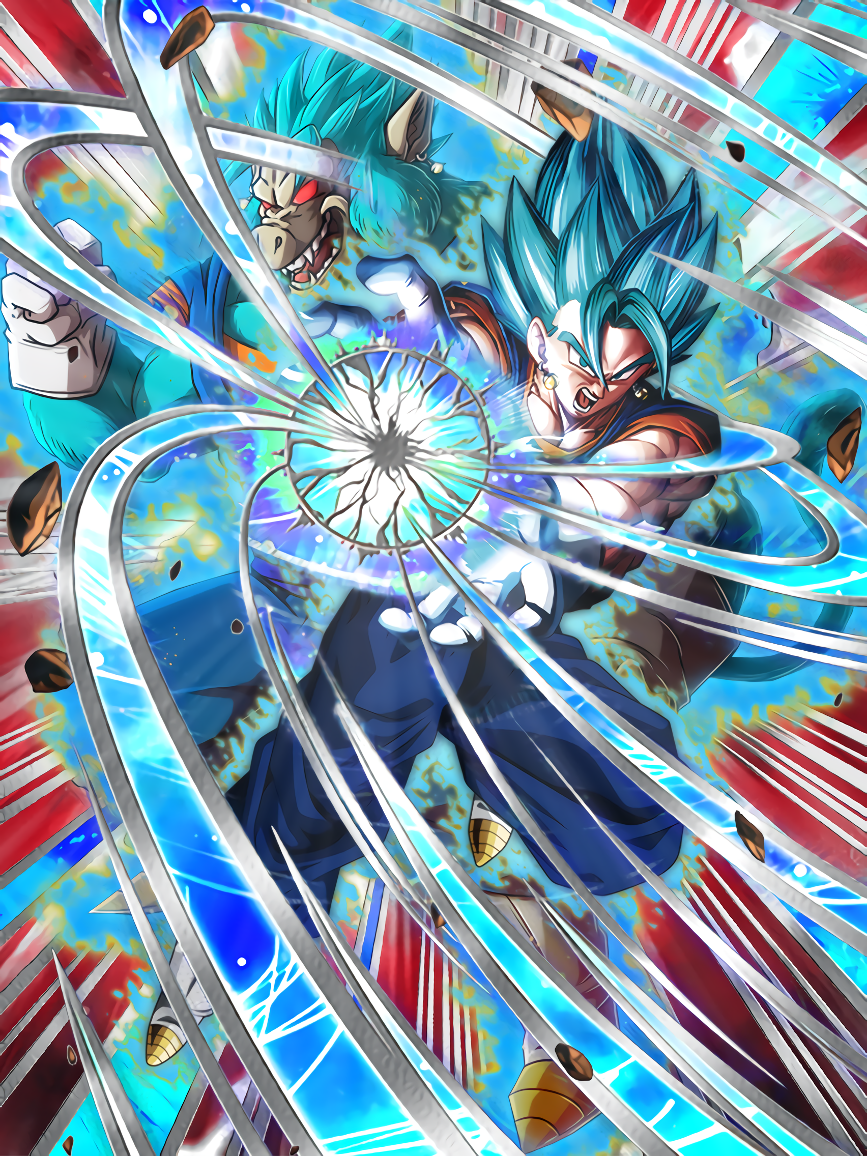 Azure Omnipotence Super Saiyan God SS Vegito, Dragon Ball Z Dokkan Battle  Wiki