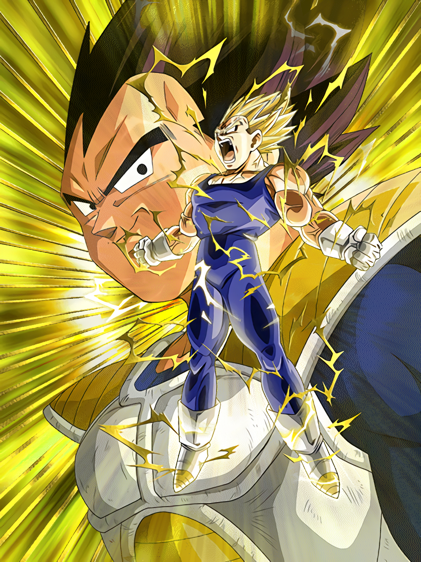 69%, active skill activated,linked with int majin Vegeta and teq ssj2 goku  , on int majin Vegeta lead : r/DBZDokkanBattle