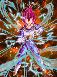 From Prince to God Super Saiyan God Vegeta (Card Art)