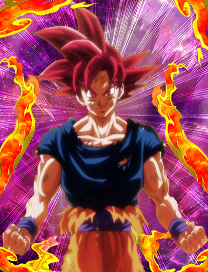 God Reborn Super Saiyan God Goku | Dokfan Battle Wiki | Fandom