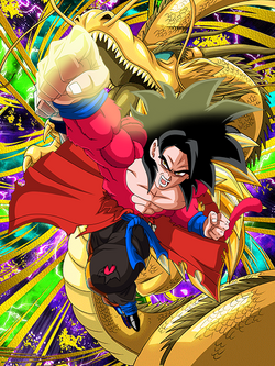 Pinnacle of Saiyan Might Super Saiyan 4 Gogeta, Dokfan Battle Wiki