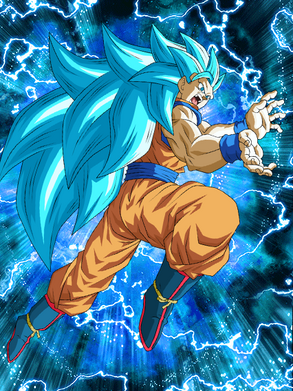 Goku super Saiyan 3 blue Evolution (DBS) by GokuLSSlegendary on