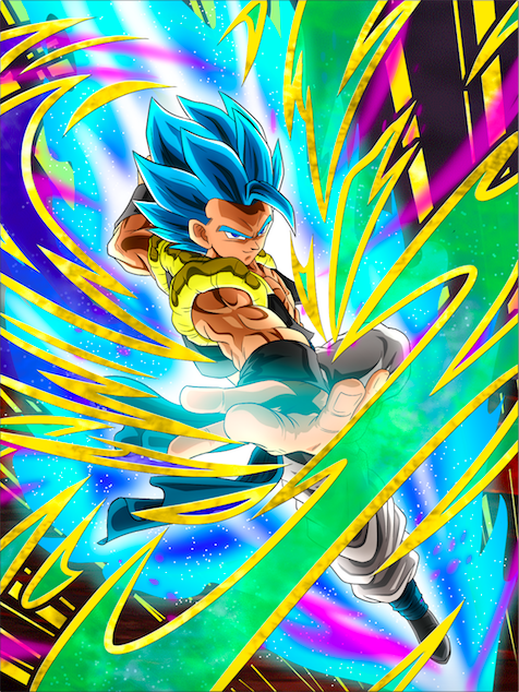 Blizzard of Power Super Saiyan God SS Gogeta Dokfan Battle Wiki