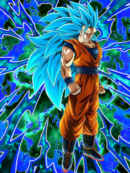 Goku super Saiyan 3 blue Evolution (DBS) by GokuLSSlegendary on