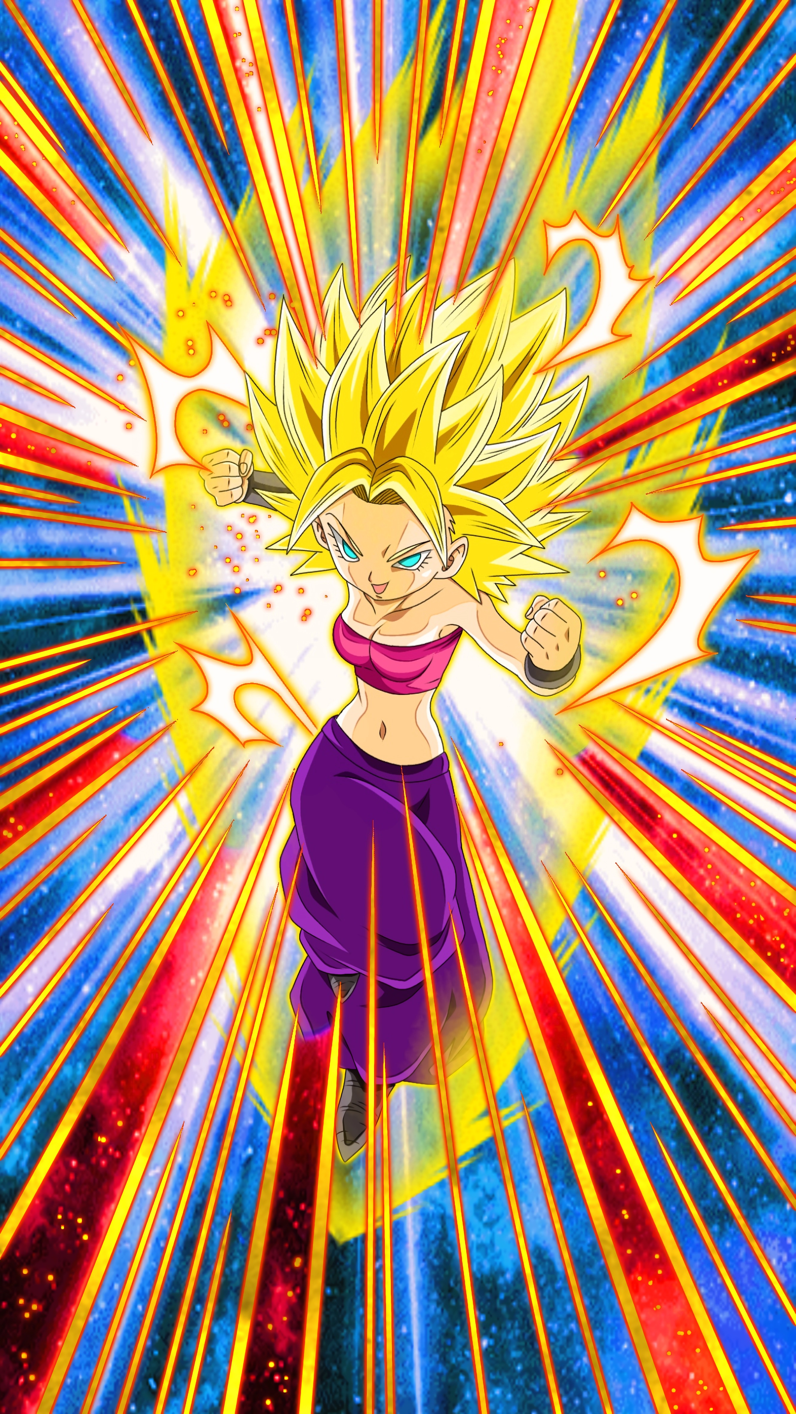 Sister Saiyan Attack Super Saiyan Caulifla Dokfan Battle Wiki