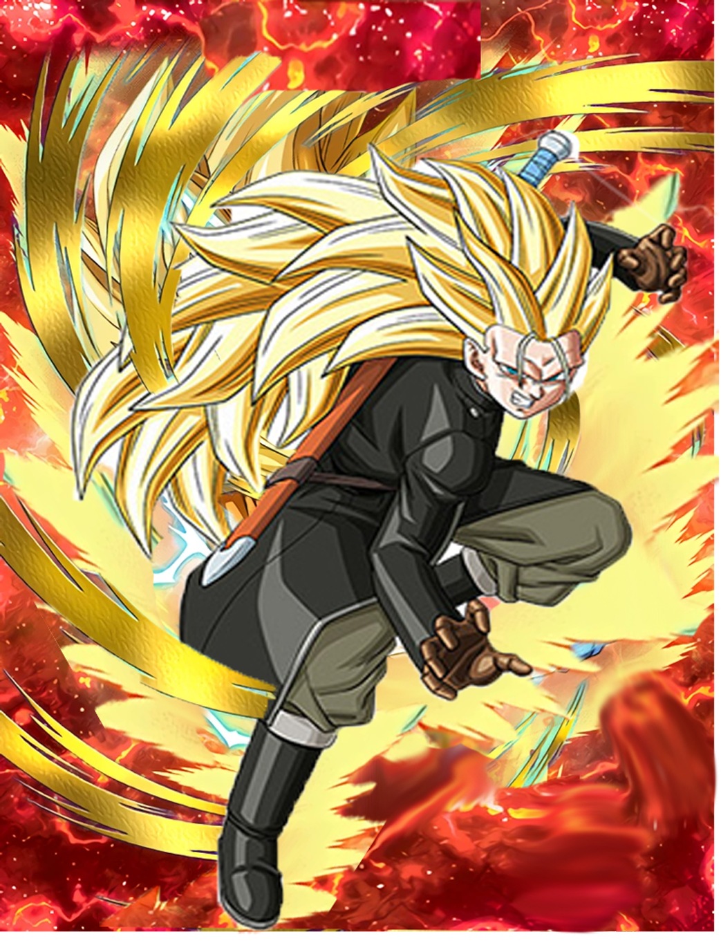 Strongest in TIme and Space Super Saiyan 3 Trunks Xeno Dokfan