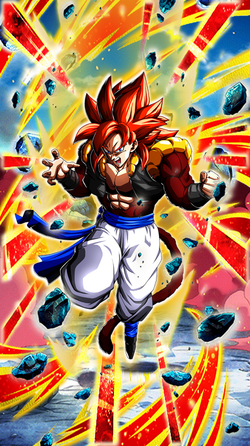 Pinnacle of Saiyan Might Super Saiyan 4 Gogeta, Dokfan Battle Wiki