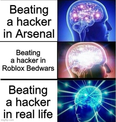 A random meme I made because somebody talked about hackers in discord.