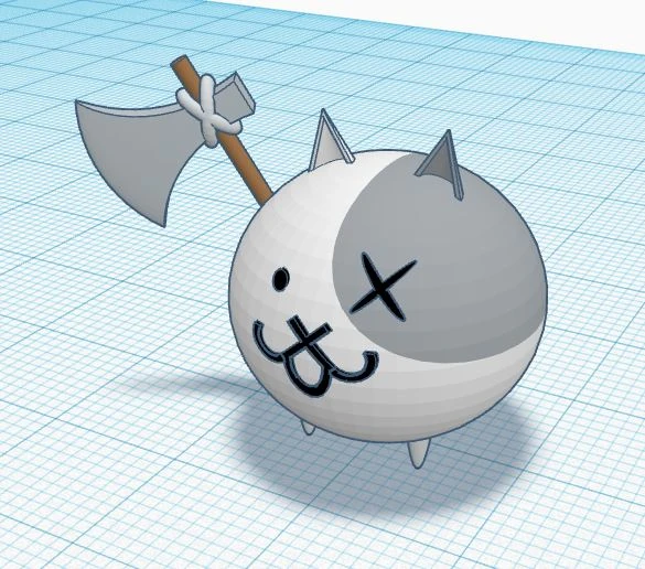 3D Axe Cat Fandom