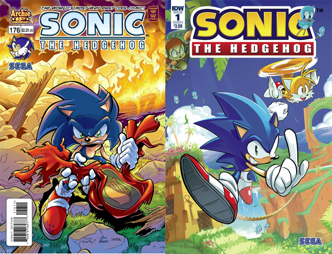 How strong is IDW Sonic the Hedgehog stronger than his Archie