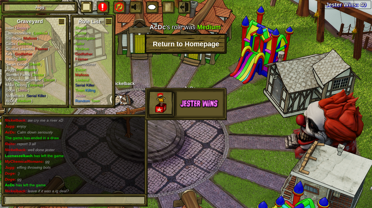 A blog for Town of Salem game experiences — Mode: Rainbow Role: Veteran  Win: Town! Sharing