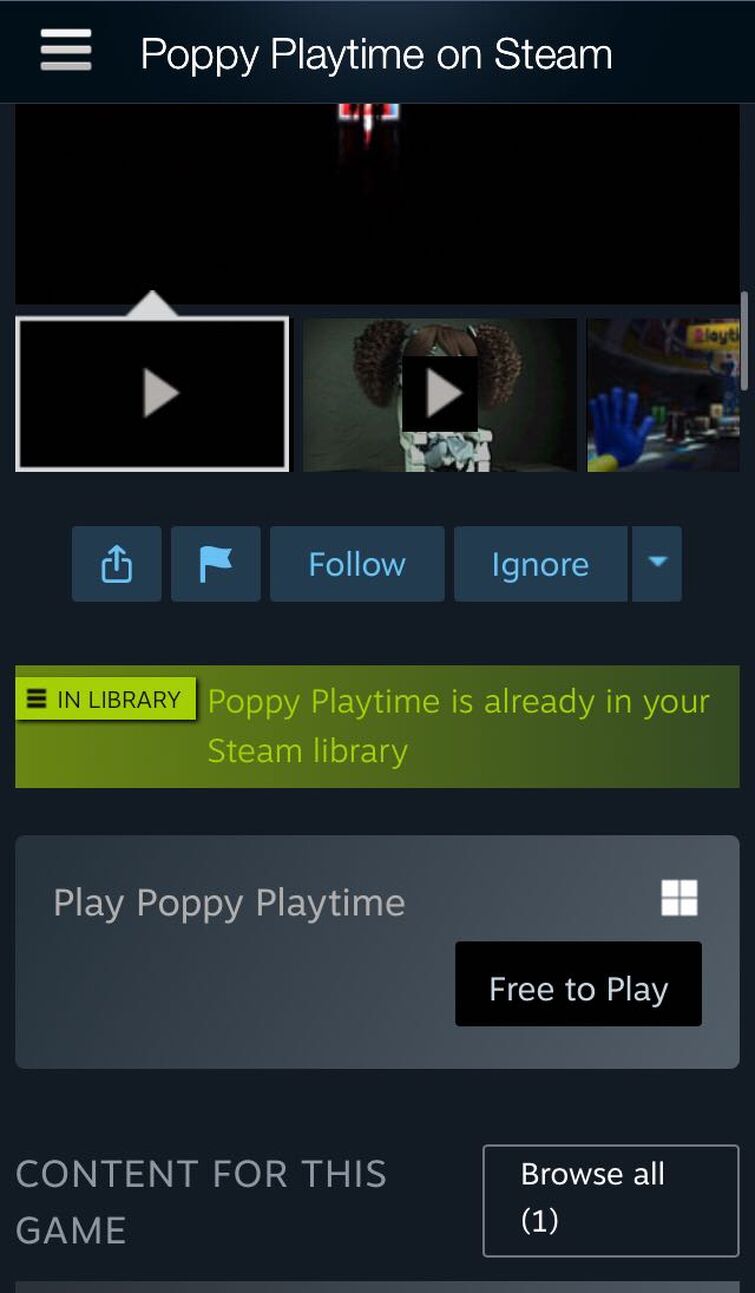 Poppy Playtime is now available free to play on Steam