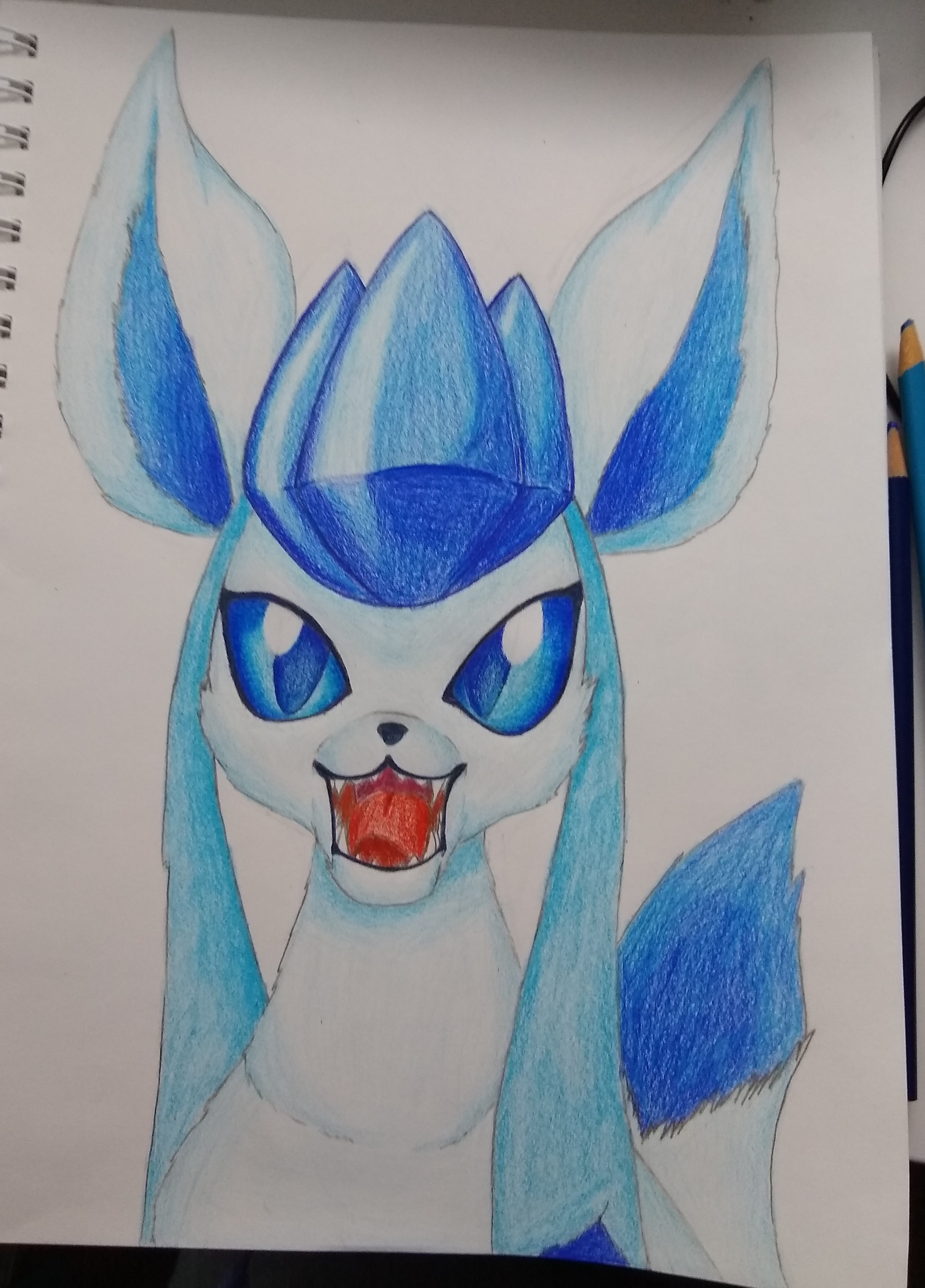 Semi-realistic Glaceon | Fandom