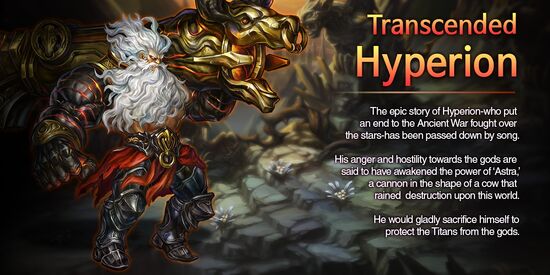 Transcended Hyperion release poster