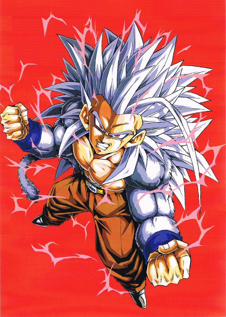 dragon ball z goku super saiyan 5 transformation