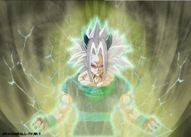 Goku SSJ9-shows-his-powers