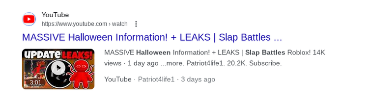 Slap Battles Update Information + Leaks