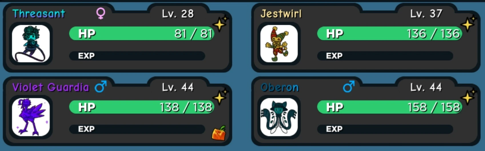 Here's a pic of all the Mistints I have now (not counting from codes or ...