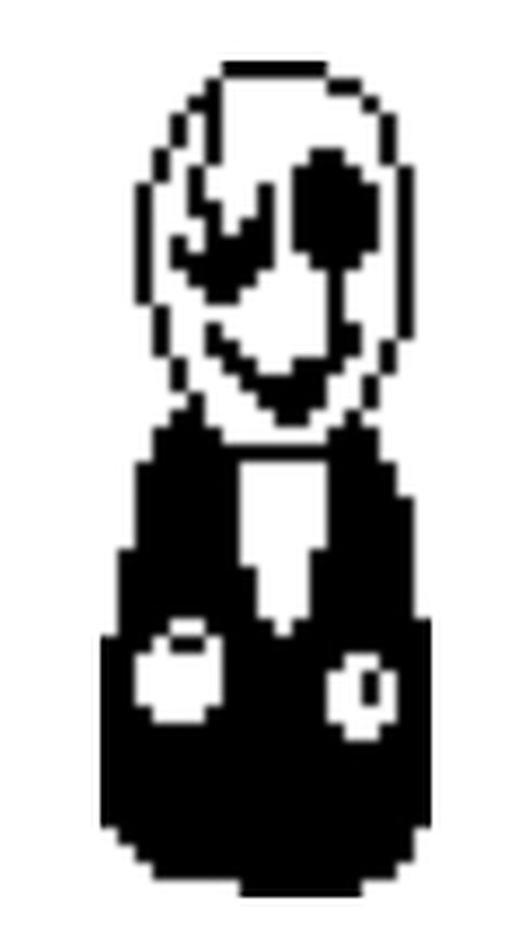 Undertale Гастер спрайт