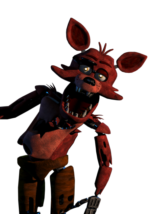 Withered foxy v transparent background PNG clipart