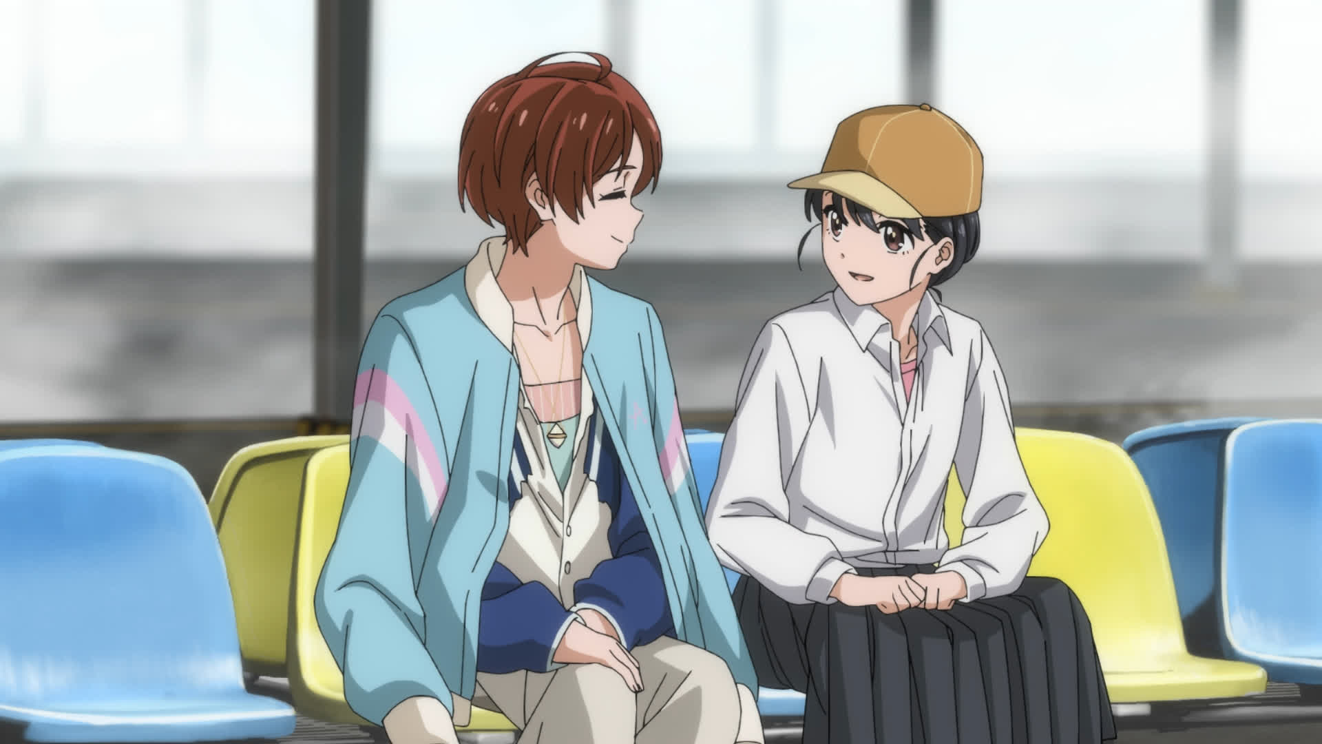 wonder egg priority, momoe &  Kaoru