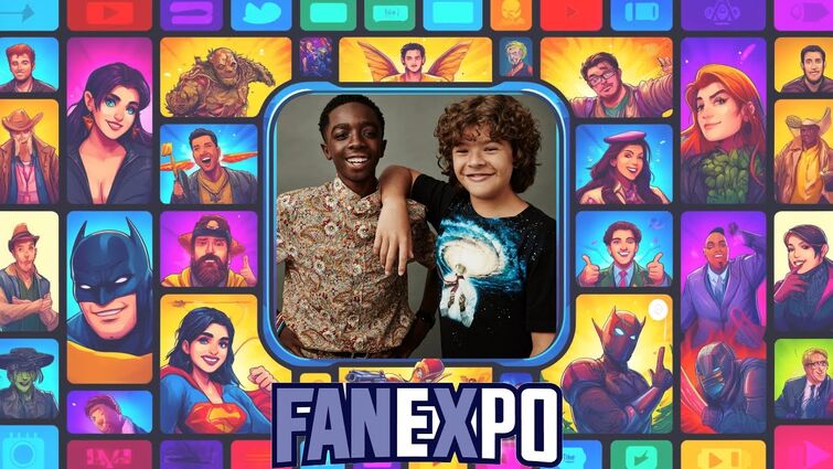 Stranger Things Reunion Caleb McLaughlin & Gaten Matarazzo Reflect on Hawkins  Fan Expo Dallas 2024