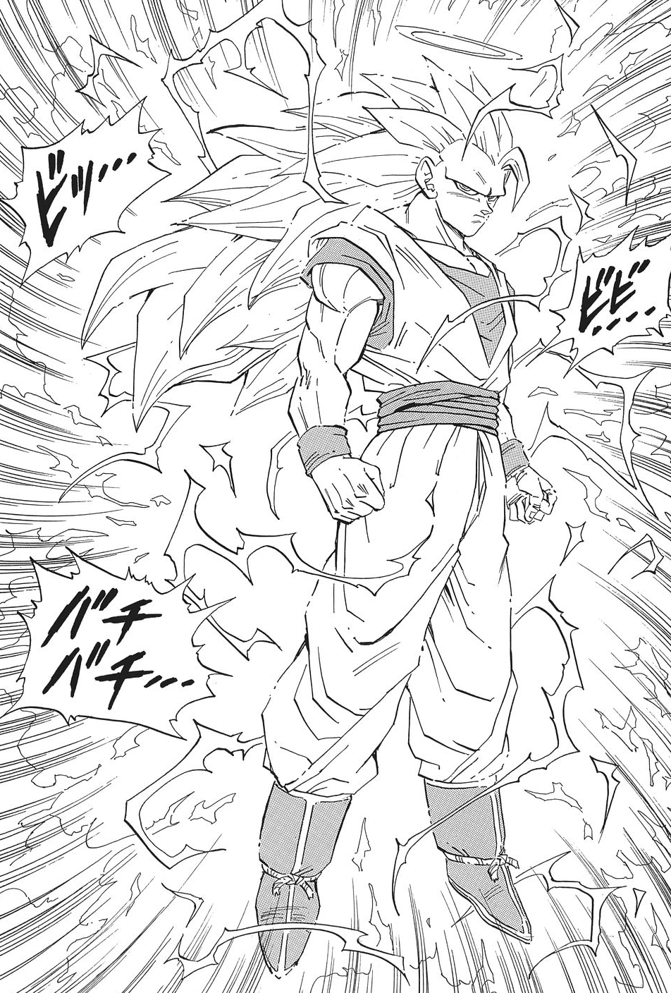 My drawing of super saiyan 3 Goku. What do you think and should i make  more? If so, who? : r/dbz