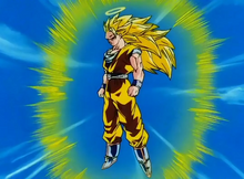 Goku First Super Saiyan 3 Transformation #goku #gokusolos #gokusen