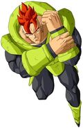 Android 16 uses the Rocket Punch technique in Dragon Ball Z: Busrt Limit