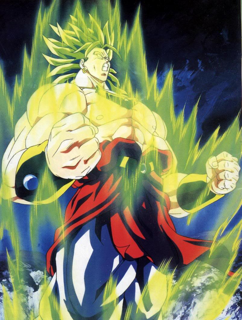 Trunks vs Broly, DBZ Broly Legendary Super Saiyan Movie