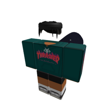Thrasher hoodie roblox deals