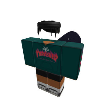 T-shirt roblox thrasher blue