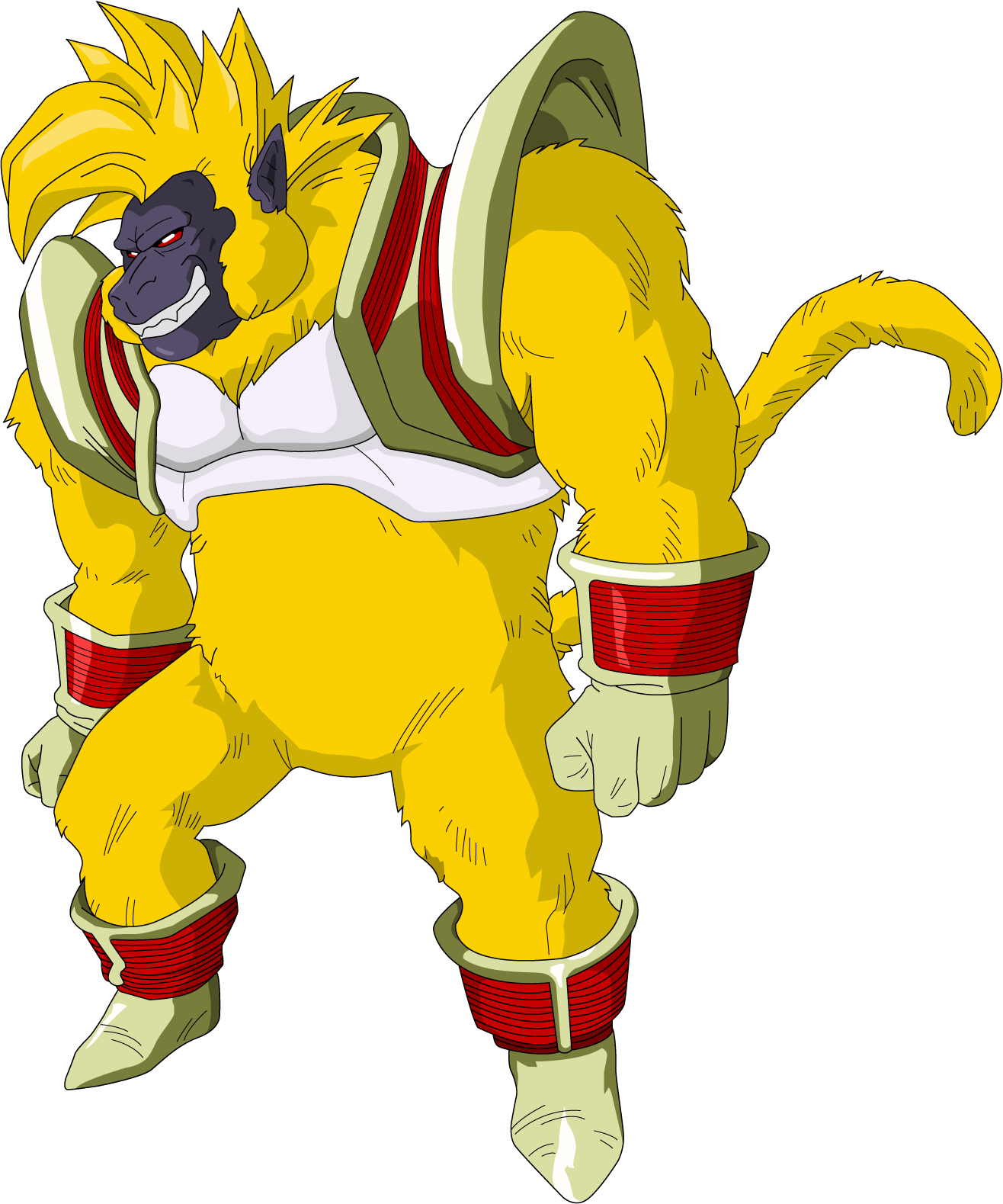 Dragon Ball GT: Final Bout - Golden Great Ape Baby (Mod) 