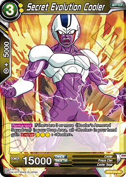 BT2-111 - Secret Evolution Cooler | DBS CG Wiki | Fandom