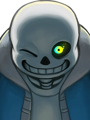 sans (undertale) drawn by saku_ram