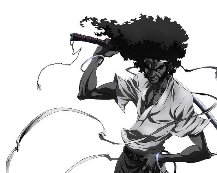 Tetsuo 𒉭 on X: The superior black samurai anime, Afro Samurai   / X