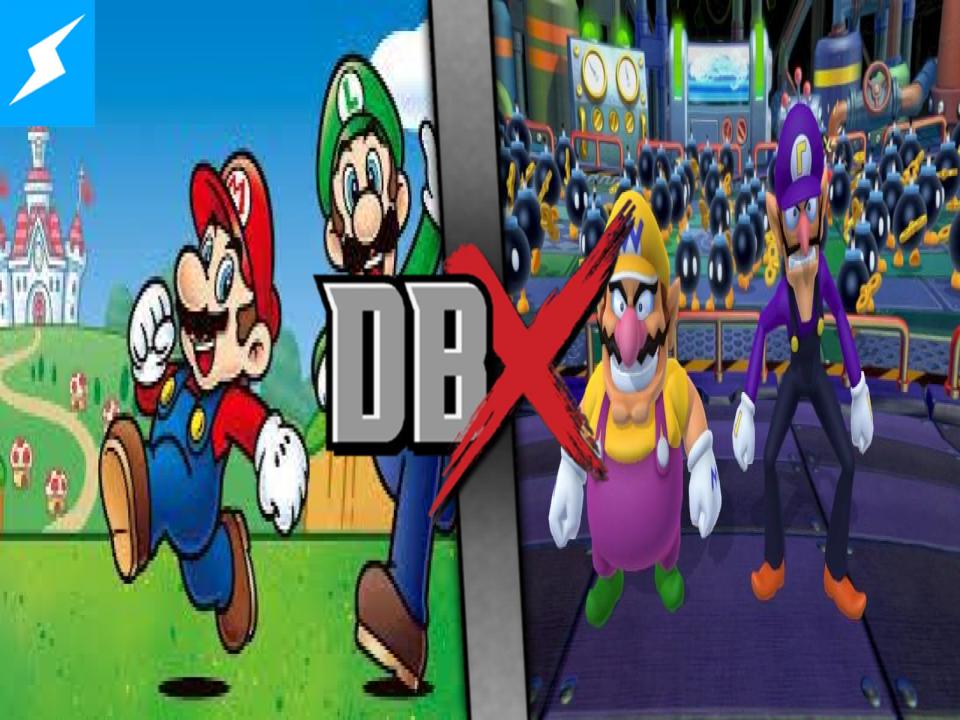 mario and luigi vs wario and waluigi