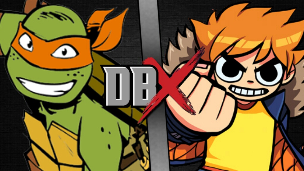 Teenage Mutant Ninja Turtles X Scott Pilgrim vs The World cartoon