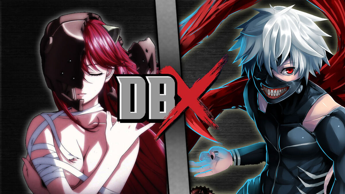 Kaneki Ken (Tokyo Ghoul) vs Lucy Diclonious (Elfen Lied