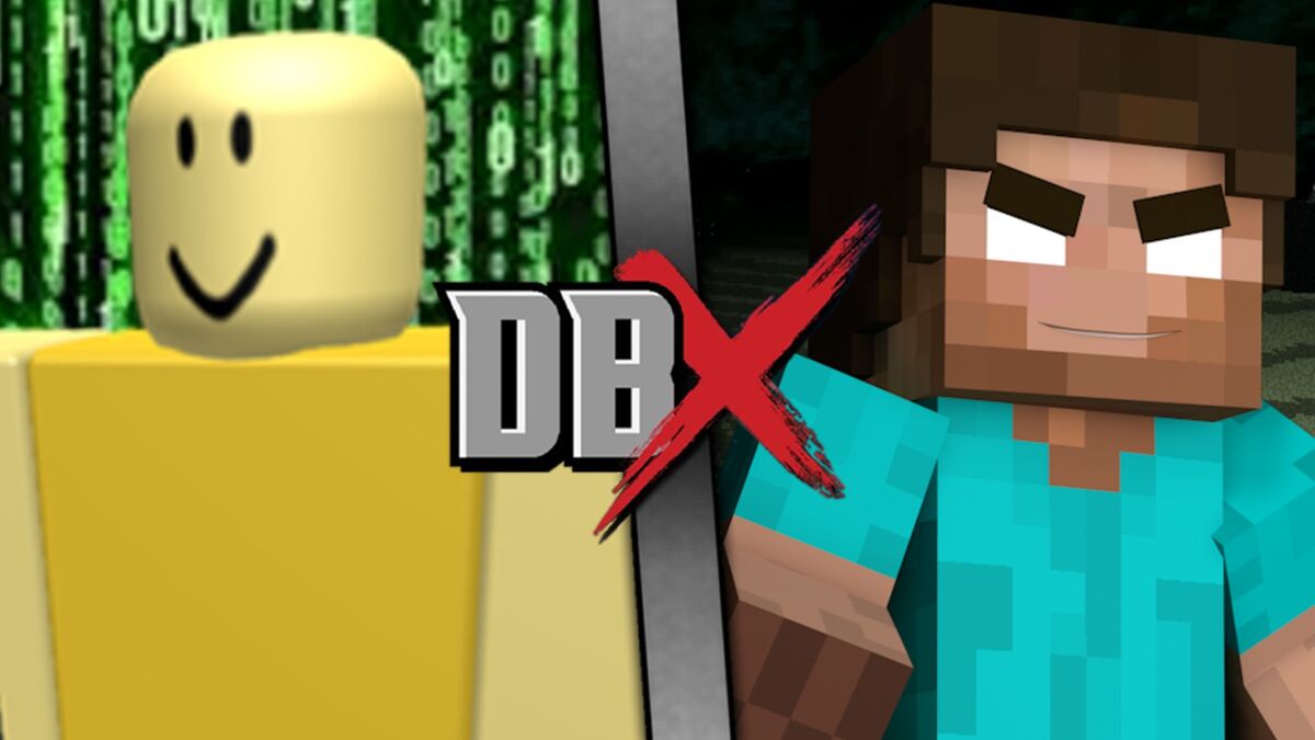 Herobrine in Big Trouble in Roblox and Minecraft 