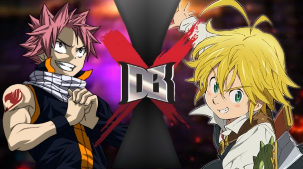 Meliodas e Natsu vs Ainz ooal gown (Nanatsu no taizaie Fairy tail