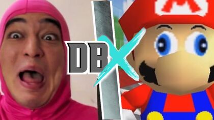 Pink Guy vs Mario