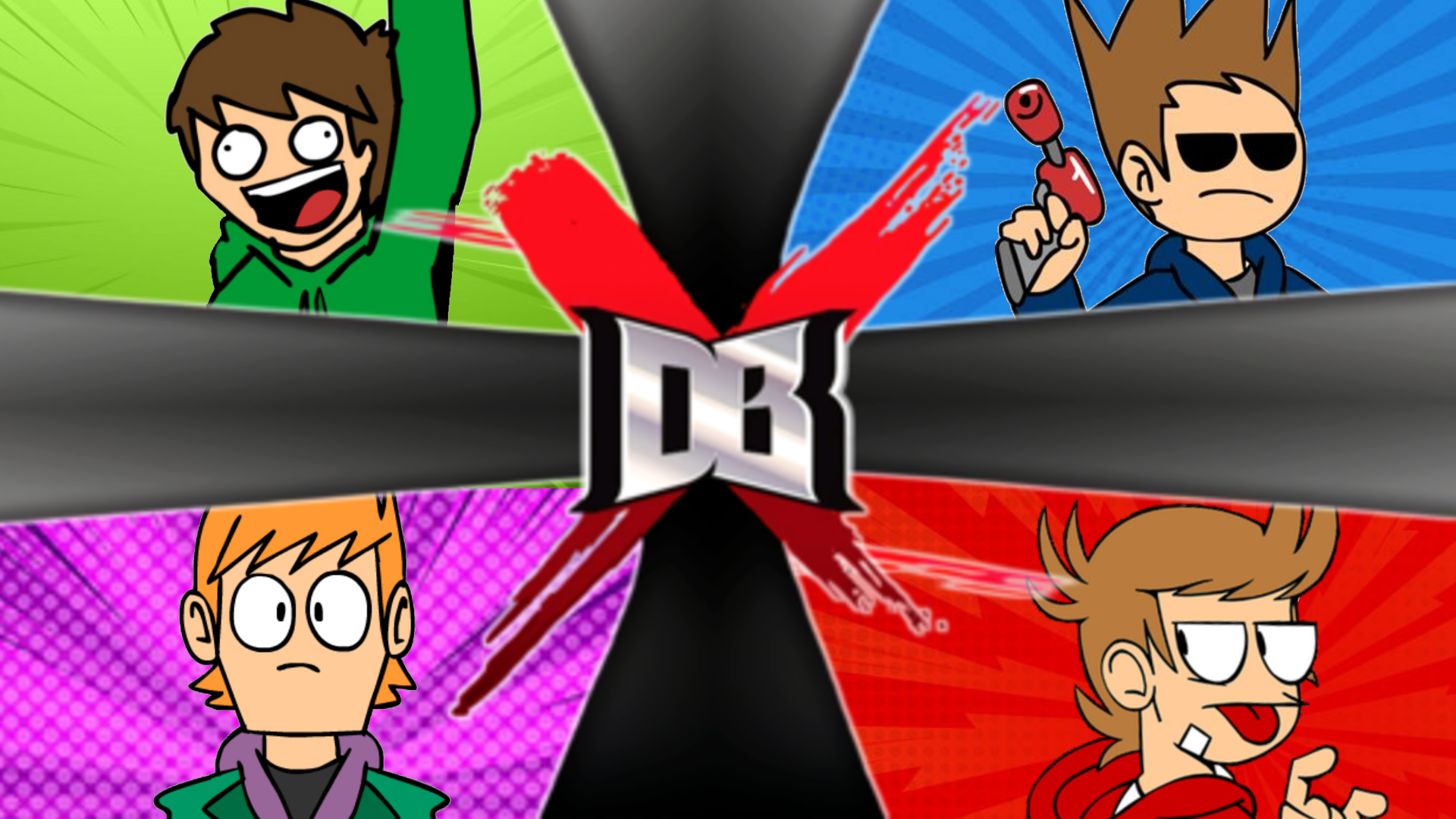 Eddsworld gang, edd, matt, tom, world, HD wallpaper