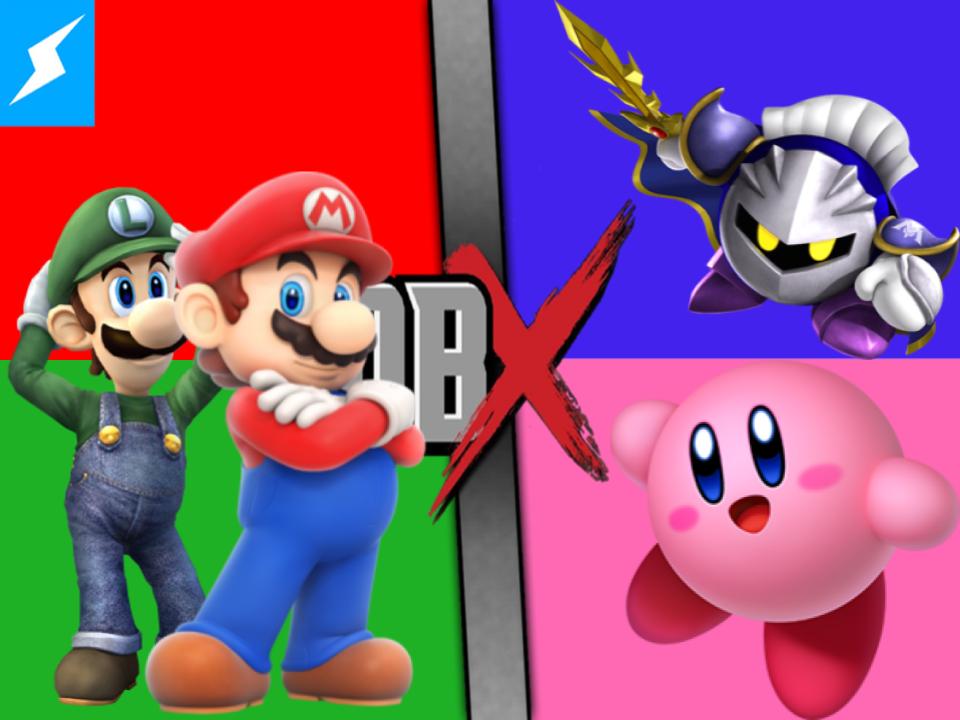 Mario and Luigi vs Kirby And Meta Knight | DBX Fanon Wikia | Fandom