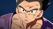 Gohan witnessing Orange Piccolo's defeat in the Story Mode.