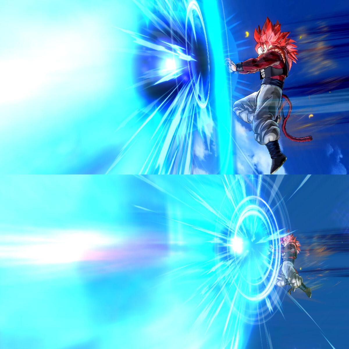 goku ssj4 kamehameha x100