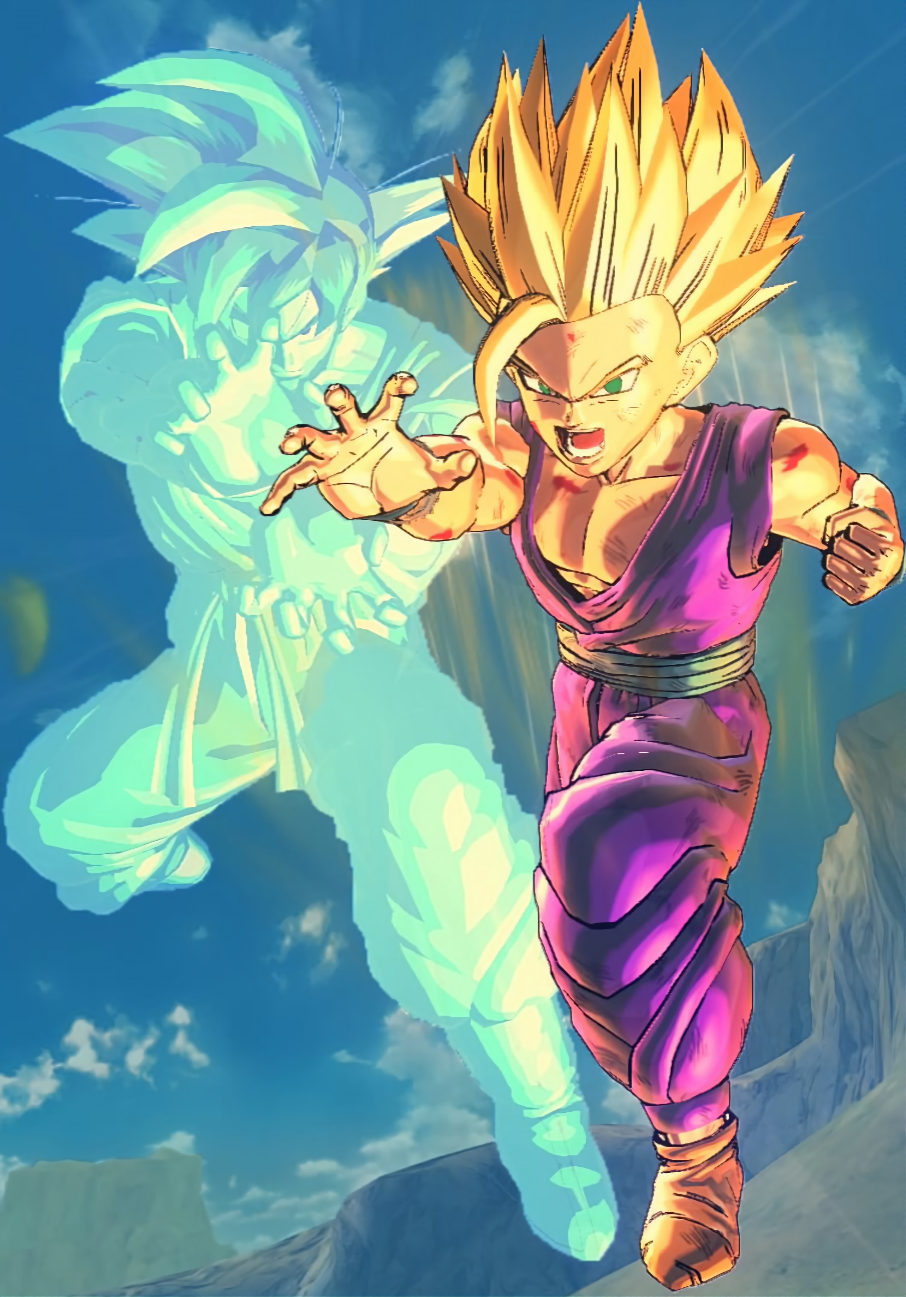 Goku SSJ3 vs Vegeta SSJ2  Dragon Ball Xenoverse 