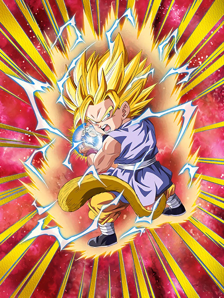 Omens of Awakening Super Saiyan 2 Goku GT Dragon Ball Z Dokkan